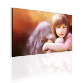 Obraz malovaný anděl Velikost (šířka x výška): 30x20 cm