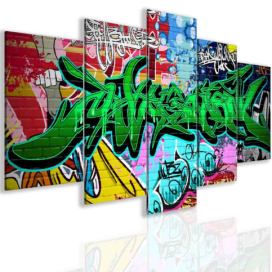 Dětský obraz graffiti Velikost (šířka x výška): 150x75 cm