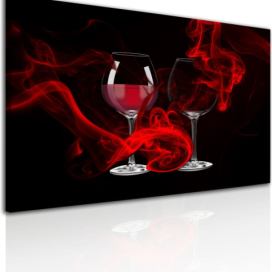 Obraz červené víno Velikost (šířka x výška): 120x80 cm