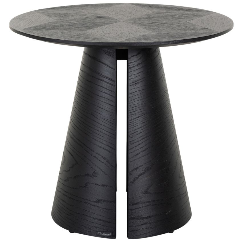 Černý dubový konferenční stolek Richmond Blax 58,5 cm - Designovynabytek.cz