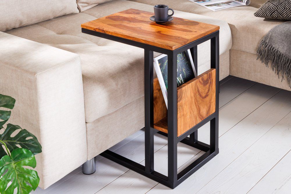 Příruční stolek KRIOS Dekorhome Sheeshamové dřevo - DEKORHOME.CZ