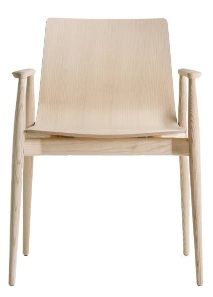 PEDRALI - Židle s područkami MALMÖ 395 DS - jasan - 