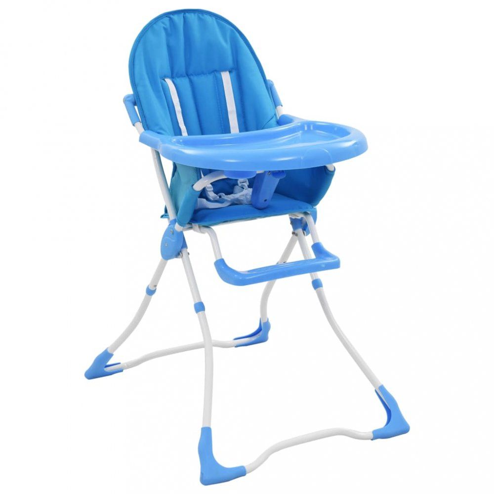 Dětská jídelní židlička Dekorhome Modrá - DEKORHOME.CZ