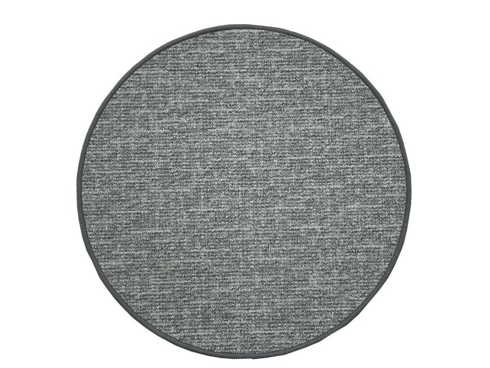 Vopi koberce Kusový koberec Alassio šedý kruh - 67x67 (průměr) kruh cm - Mujkoberec.cz
