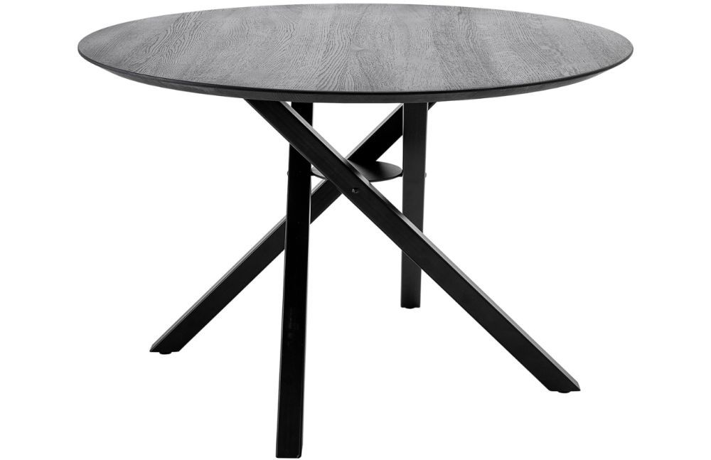 Černý dubový jídelní stůl Bloomingville Connor 118 cm - Designovynabytek.cz