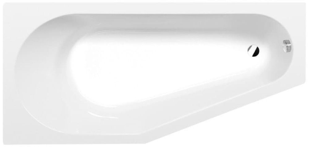 Asymetrická vana Polysan TIGRA L 80x170 cm akrylát levá 90111 - Siko - koupelny - kuchyně