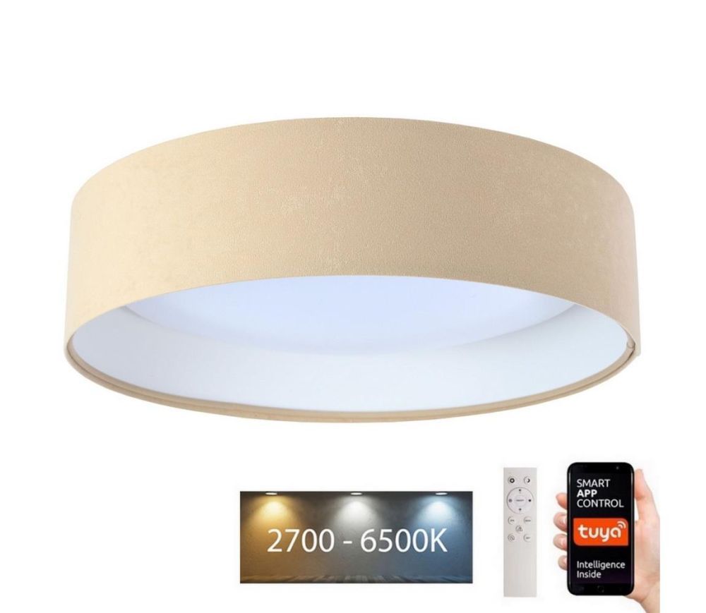  LED Stropní svítidlo SMART GALAXY LED/36W/230V Wi-Fi Tuya béžová/bílá + DO  -  Svět-svítidel.cz