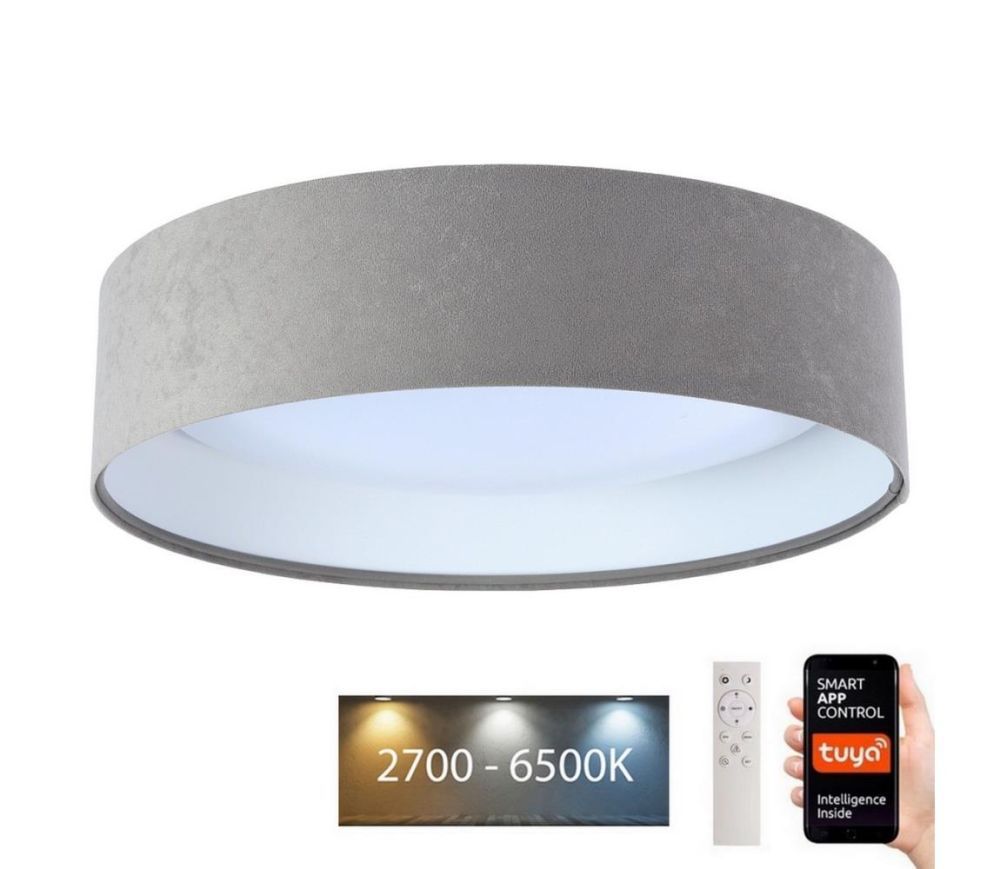  LED Stropní svítidlo SMART GALAXY LED/36W/230V Wi-Fi Tuya šedá/bílá + DO  -  Svět-svítidel.cz