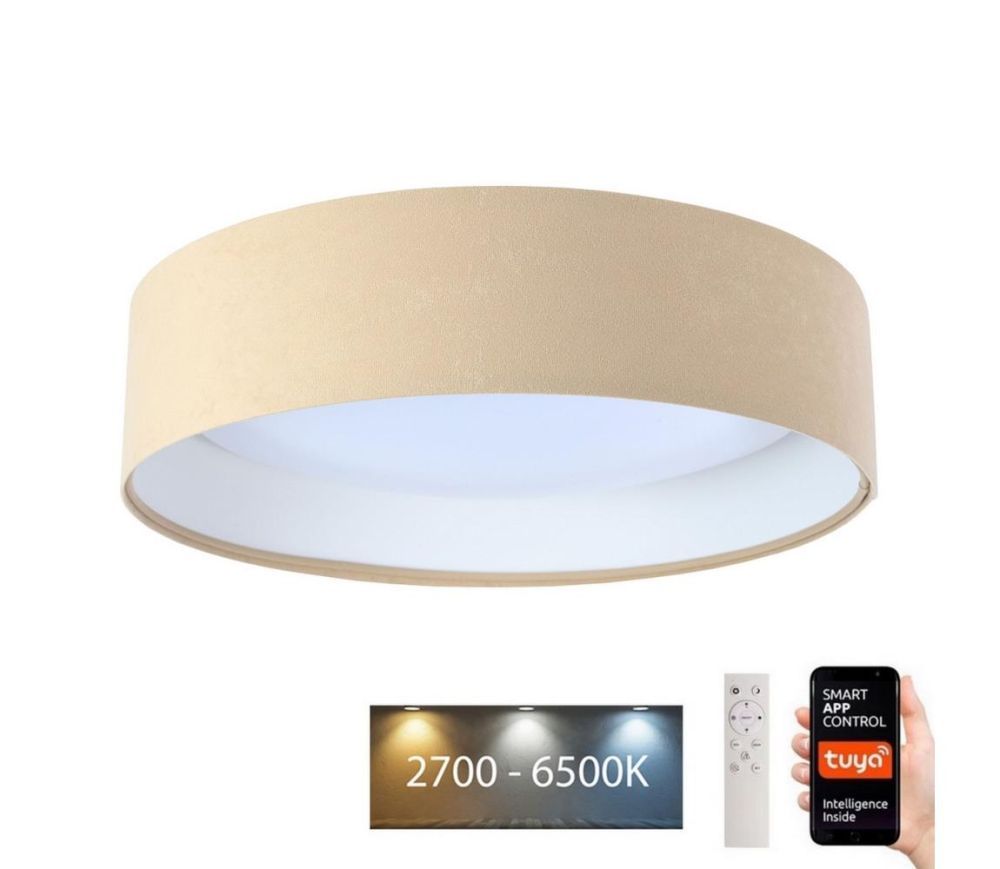  LED Stropní svítidlo SMART GALAXY LED/24W/230V Wi-Fi Tuya béžová/bílá + DO  -  Svět-svítidel.cz