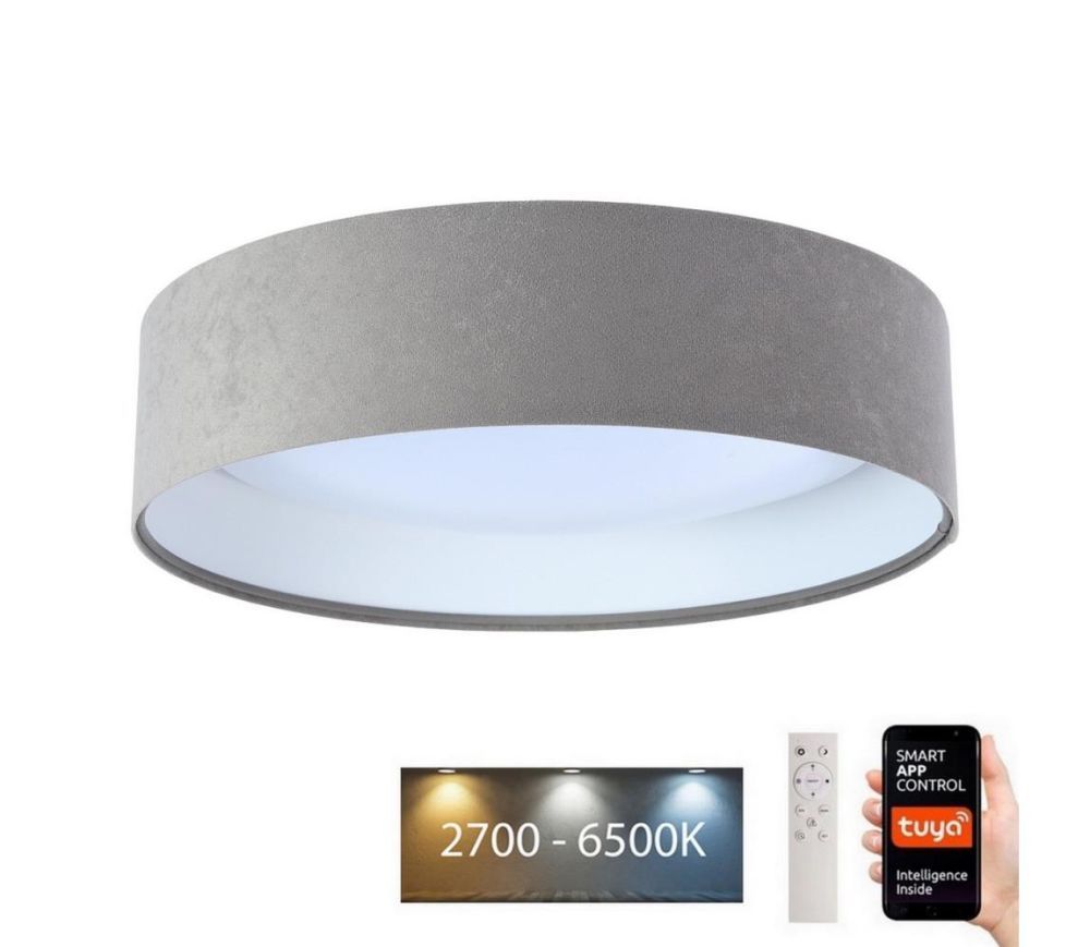  LED Stropní svítidlo SMART GALAXY LED/24W/230V Wi-Fi Tuya šedá/bílá + DO  -  Svět-svítidel.cz