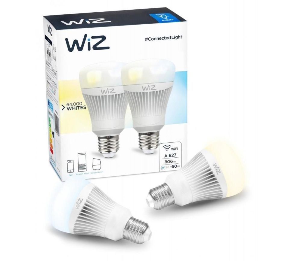 WiZ SADA 2x LED Stmívatelná žárovka E27/11,5W/230V 2700-6500K Wi-Fi - WiZ  -  Svět-svítidel.cz