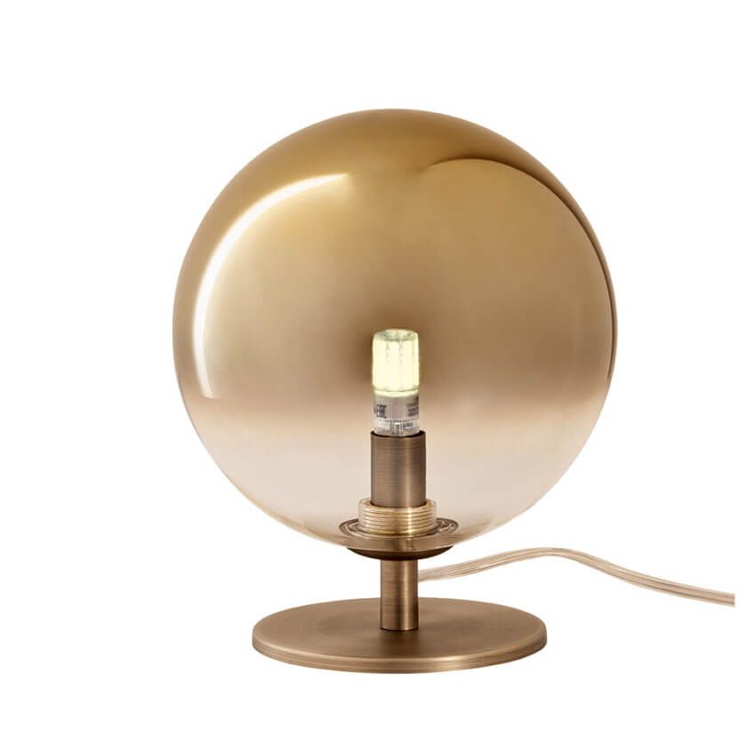 Zlatá stolní lampa ROY - Osvětlení.com