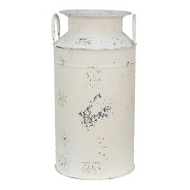Béžová dekorativní plechová konev na mléko Fun Antique - Ø 28*53 cm Clayre & Eef