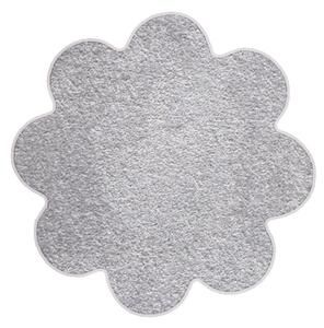 Vopi koberce Květinový koberec Eton šedý - 120x120 kytka cm - Favi.cz