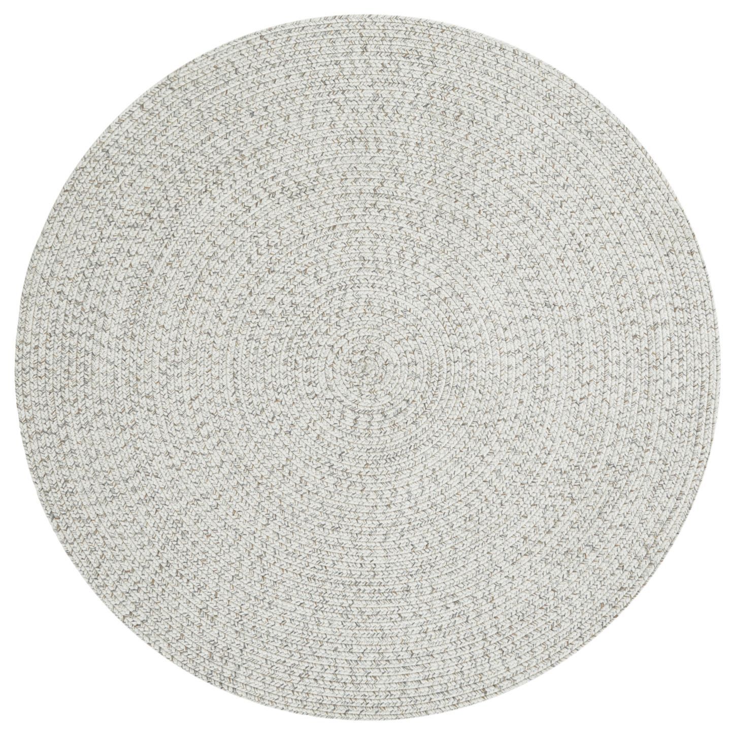 NORTHRUGS - Hanse Home koberce Kusový koberec Braided 105553 Light Melange kruh – na ven i na doma - 150x150 (průměr) kruh cm - Mujkoberec.cz
