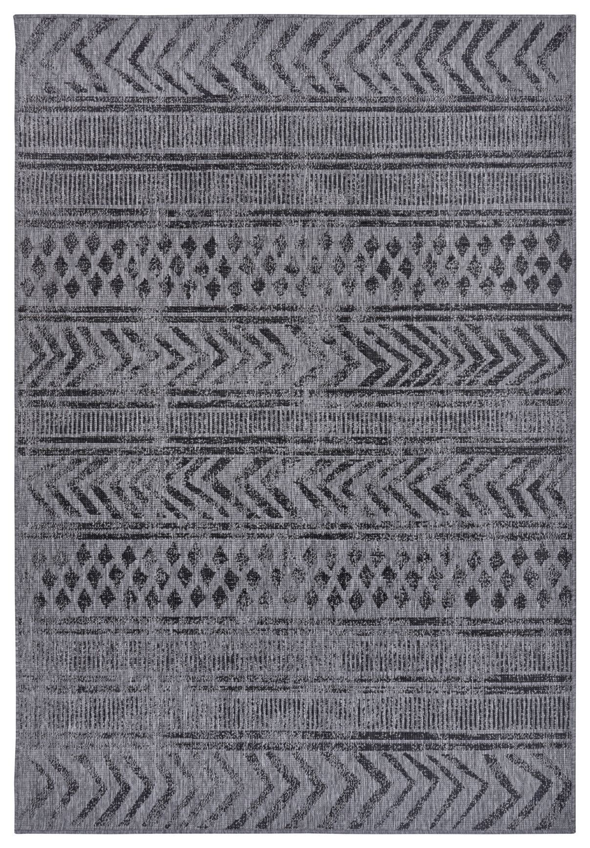 NORTHRUGS - Hanse Home koberce Kusový koberec Twin Supreme 105417 Biri Night Silver – na ven i na doma - 80x150 cm - Mujkoberec.cz