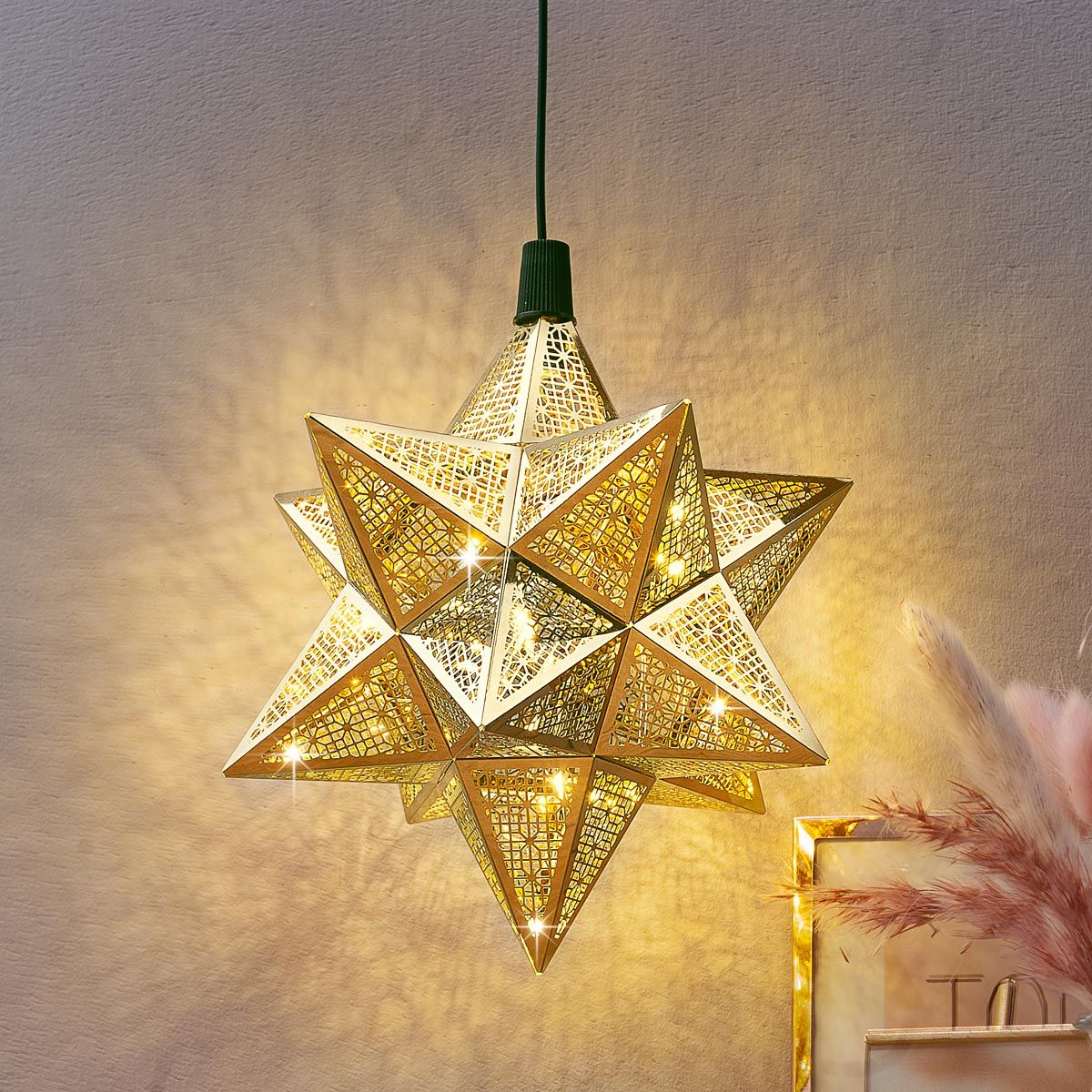 Weltbild LED kovová hvězda Polygon - Velký Košík