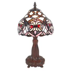 Stolní lampa Tiffany Varietta - Ø 20*37 cm E14/max 1*25W Clayre & Eef
