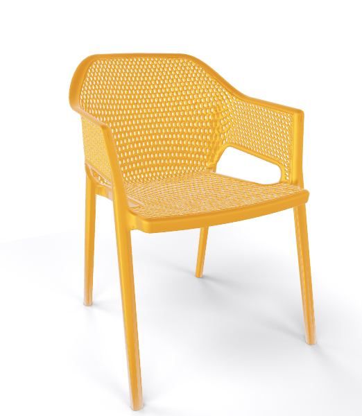 GABER - Židle MINUSH, žlutá - 