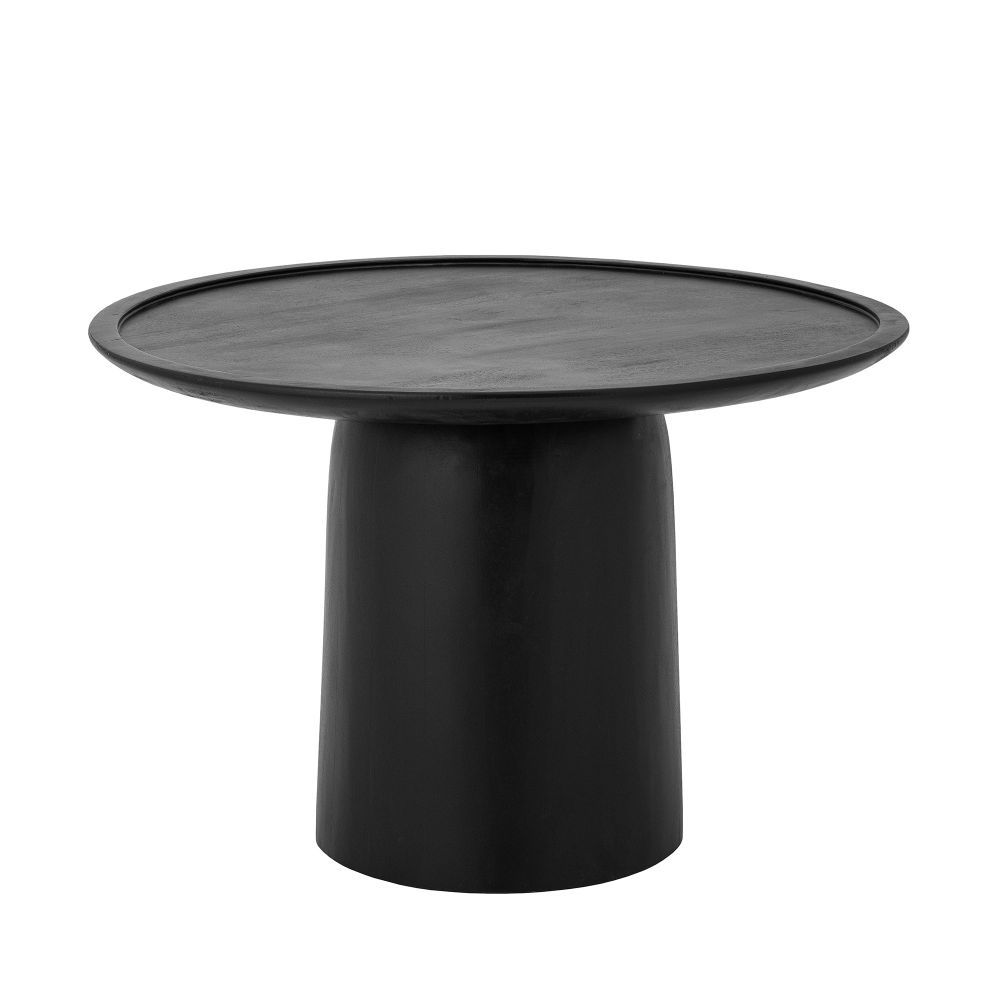 BLOOMNGVILLE Dřevěný konferenční stolek SEVILLA ø76 cm černý - iodesign.cz