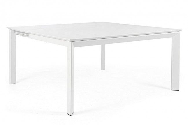 BIZZOTTO Rozkládací zahradní stůl KONNOR 160x110-160 cm bílý - iodesign.cz