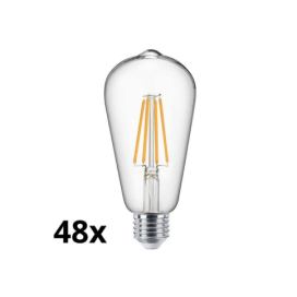  SADA 48x LED Žárovka VINTAGE ST64 E27/7W/230V 2700K 