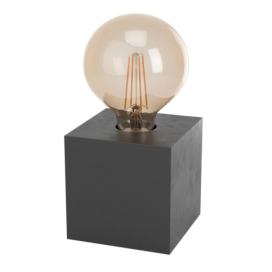 Eglo Eglo 43734 - Stolní lampa PRESTWICK 1xE27/40W/230V antracit 