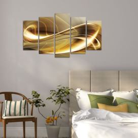Wallity Vícedílný obraz GOLDEN FEVER 62 110 x 60 cm
