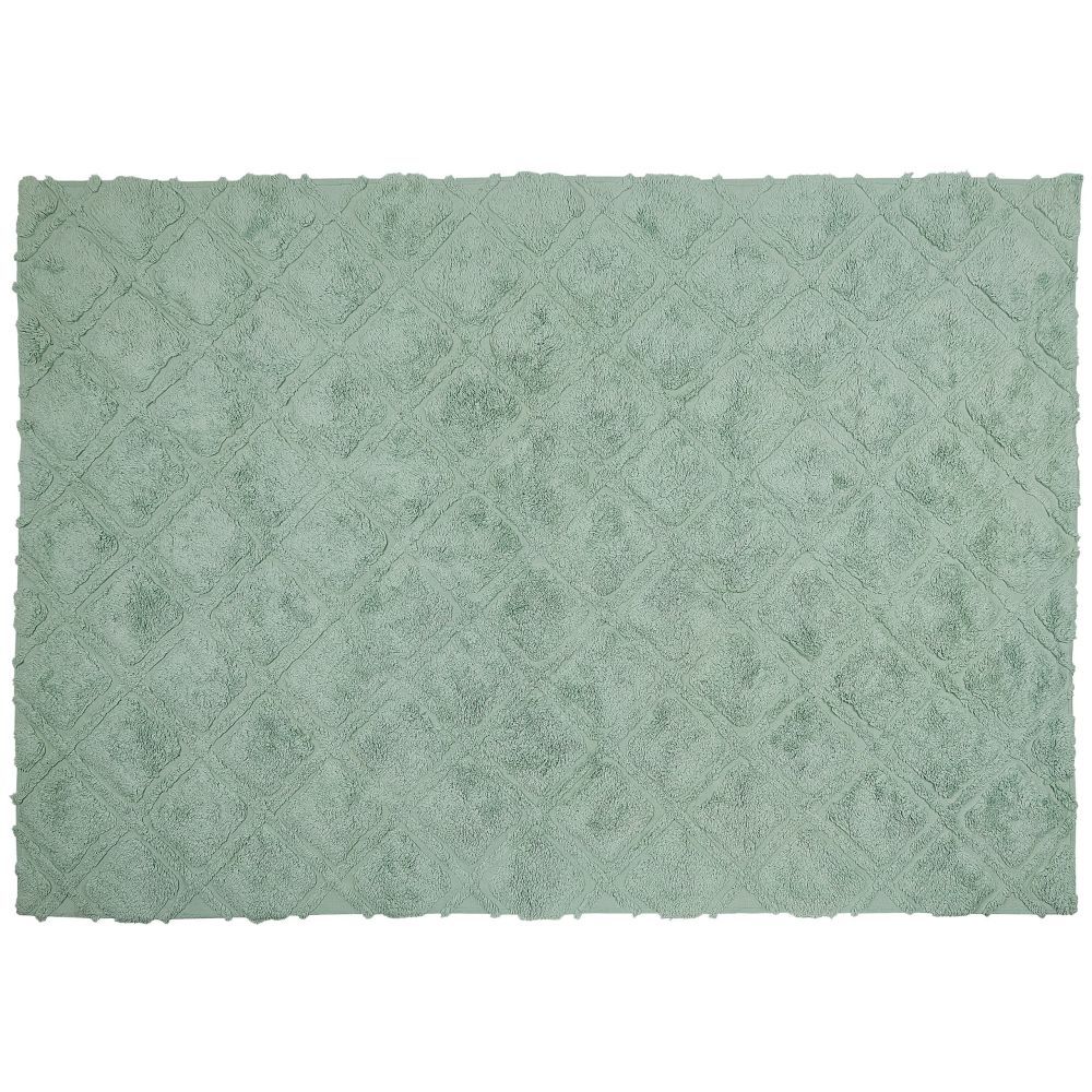 Bavlněný koberec 160 x 230 cm zelený HATAY - Beliani.cz