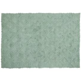 Bavlněný koberec 160 x 230 cm zelený HATAY