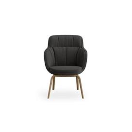 ROSSIN - Židle CLEO MINI - s dřevěnou podnoží a vysokým operákem