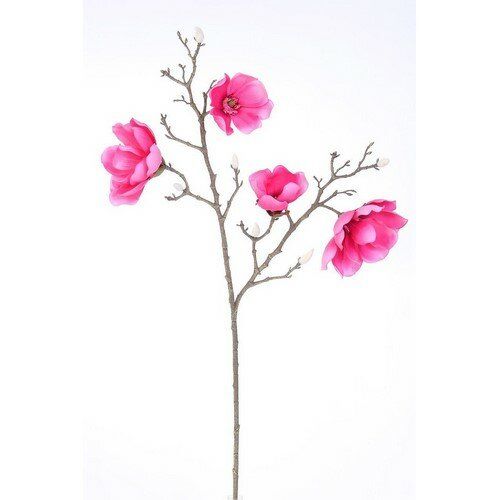 Umělá květina Magnolie růžová, 86 cm - 4home.cz