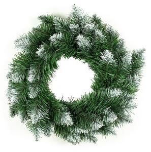 FLHF Vánoční věnec borovice POLA bílá/zelená ø 50cm - Favi.cz