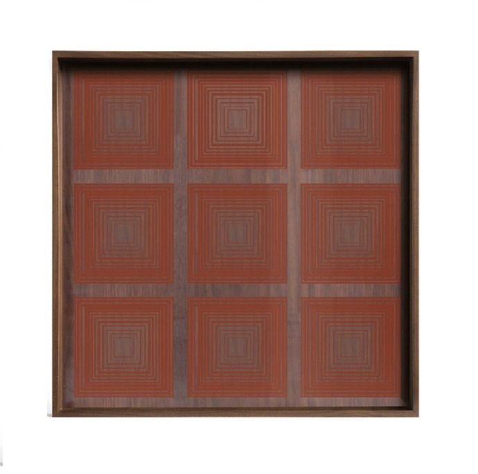 Ethnicraft designové podnosy Squared Glass Tray Small (38 x 38 cm) - DESIGNPROPAGANDA