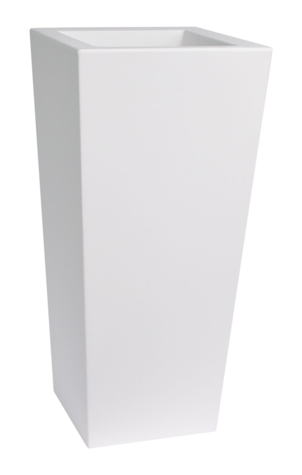 Plust - Designový květináč KIAM pot, 40 x 40 cm - bílý - 