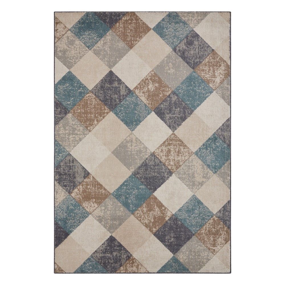 Modro-béžový koberec 120x80 cm Terrain - Hanse Home - Bonami.cz