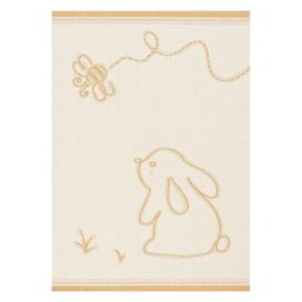 Žluto-béžový antialergenní dětský koberec 230x160 cm Rabbit and Bee - Yellow Tipi