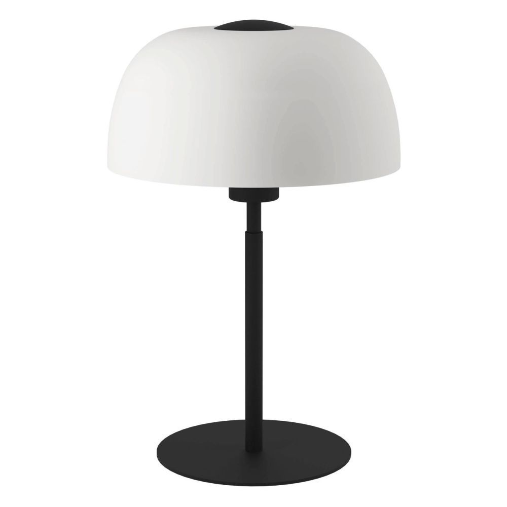 EGLO 900142 SOLO stolní lampa 1xE27 V415mm černá, bílá - Svítidla FEIM