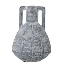 BLOOMINGVILLE šedá keramická váza RANE