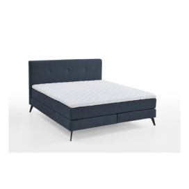 Tmavě modrá boxspring postel 180x200 cm ANCONA – Meise Möbel