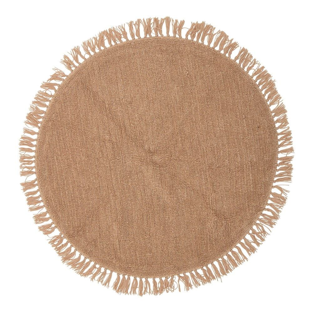 Vlněný kulatý koberec v přírodní barvě ø 110 cm Lenea - Bloomingville - Bonami.cz