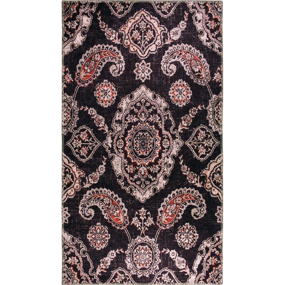 Černý pratelný koberec 230x160 cm - Vitaus - Bonami.cz