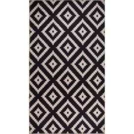 Černý pratelný koberec 150x80 cm - Vitaus Bonami.cz