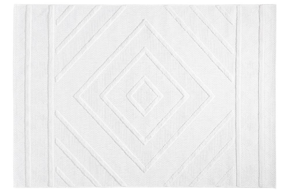 CONCEPTUM HYPNOSE Koberec SILVA bílý 80x150cm čtverce - iodesign.cz