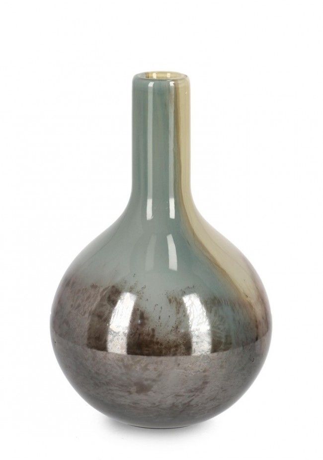 BIZZOTTO Skleněná váza MERCURY hnědá ø31,4 cm - iodesign.cz