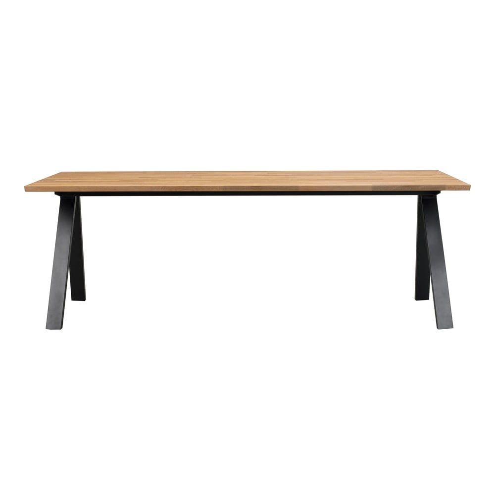 Rozkládací jídelní stůl s deskou z dubového dřeva 220x100 cm Carradale - Rowico - Bonami.cz