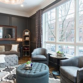 Luxusní městský obývací pokoj