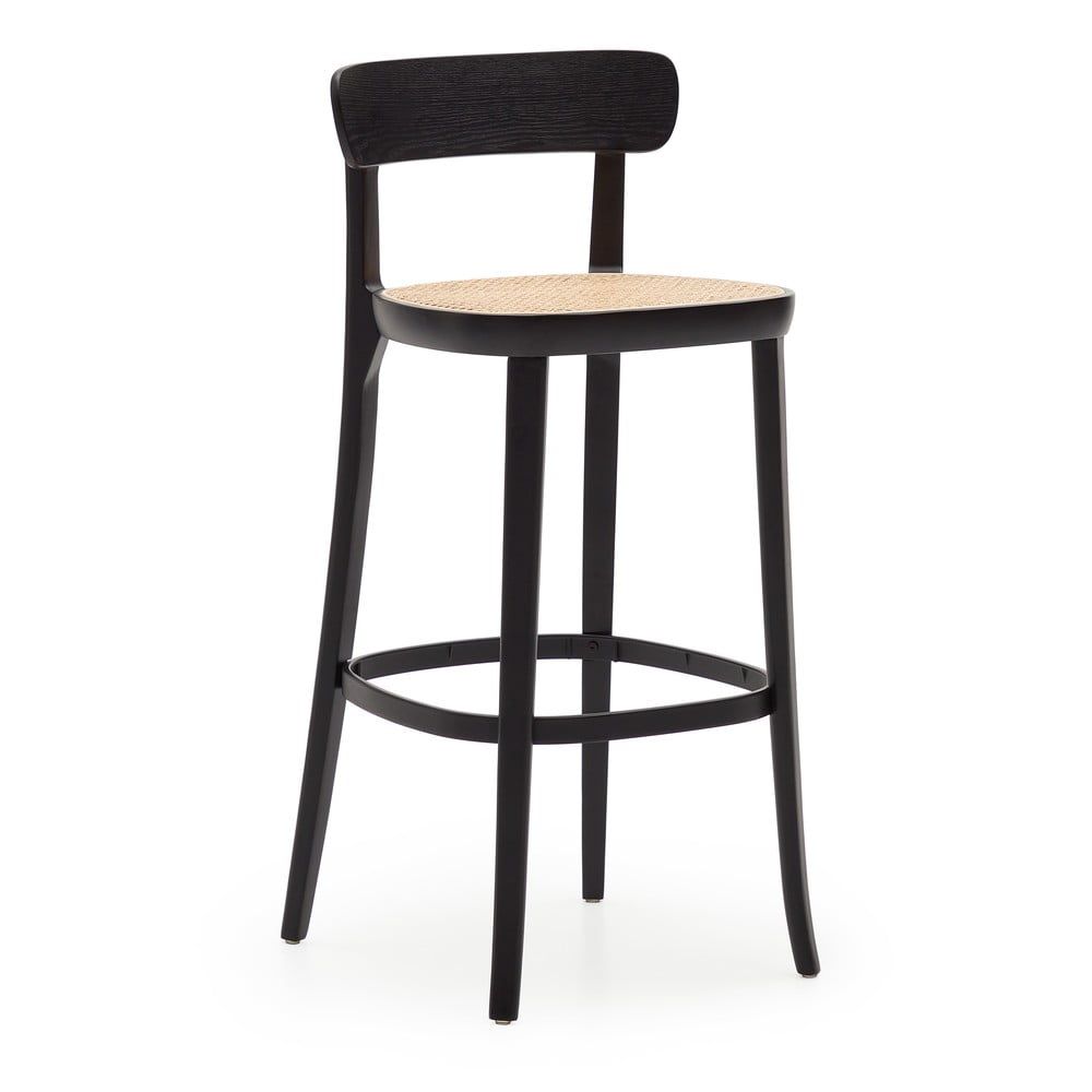 Černá barová židle v dekoru jasanu 99 cm Romane – Kave Home - Bonami.cz