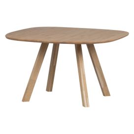 WOOOD Organický dřevěný stůl TABLO 130x130cm dub