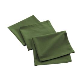 Douceur d\'intérieur Bavlněné ubrousky MISTRAL, recyklovaná bavlna, 3 ks, zelený
